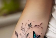 El Encanto del Tatuaje de Mariposa en el Brazo para Mujeres
